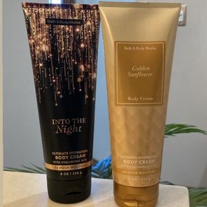 body creams - bath&body works!!